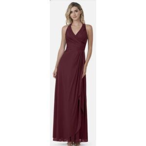 AZAZIE Formal Gown size 12 color: Cabernet - Never Worn